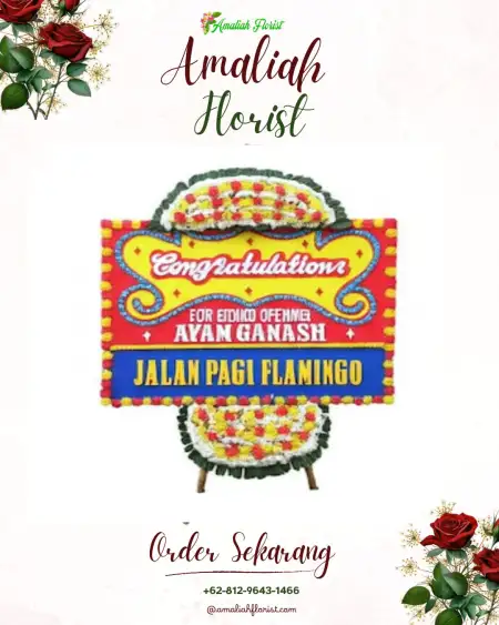 Sewa Papan Bunga Lokasi Pernikahan Dramaga